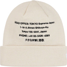 Supreme New Era HQ Beanie Natural