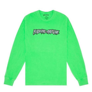 Fucking Awesome Actual Visual Guidance L/S Tee Neon Green