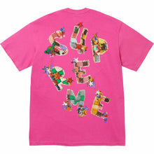 Supreme Patchwork Tee Fuchsia