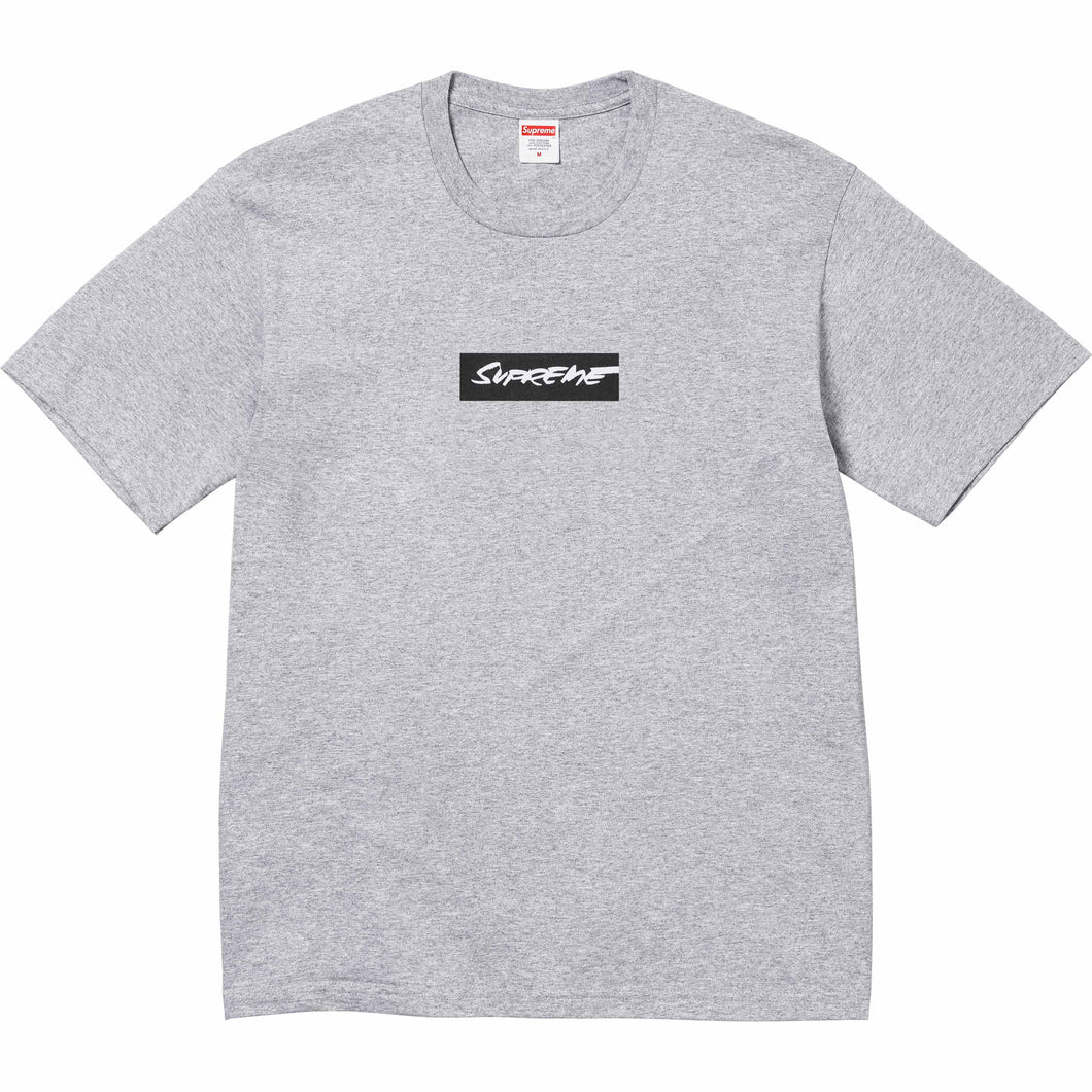 Supreme Futura Box Logo Tee Grey