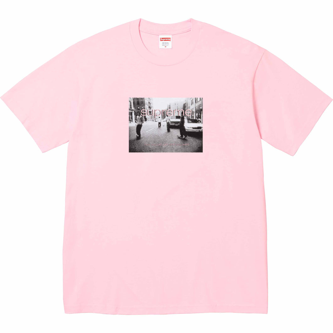 Supreme Crew 96 Tee Pink