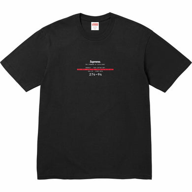 Supreme Standard Tee Black