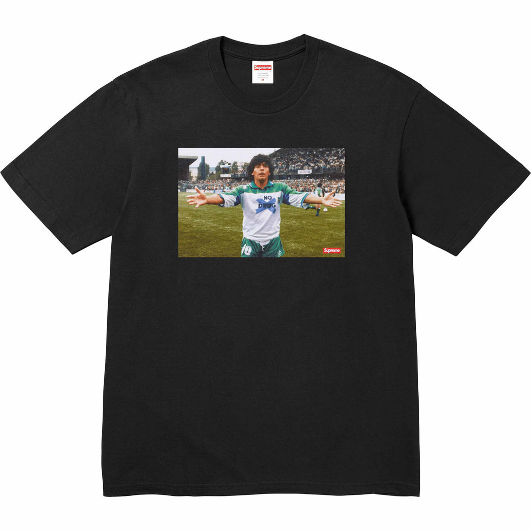 Supreme Maradona Tee Black