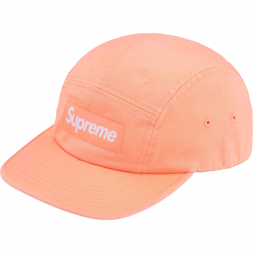 Supreme Washed Chino Twill Camp Cap Peach