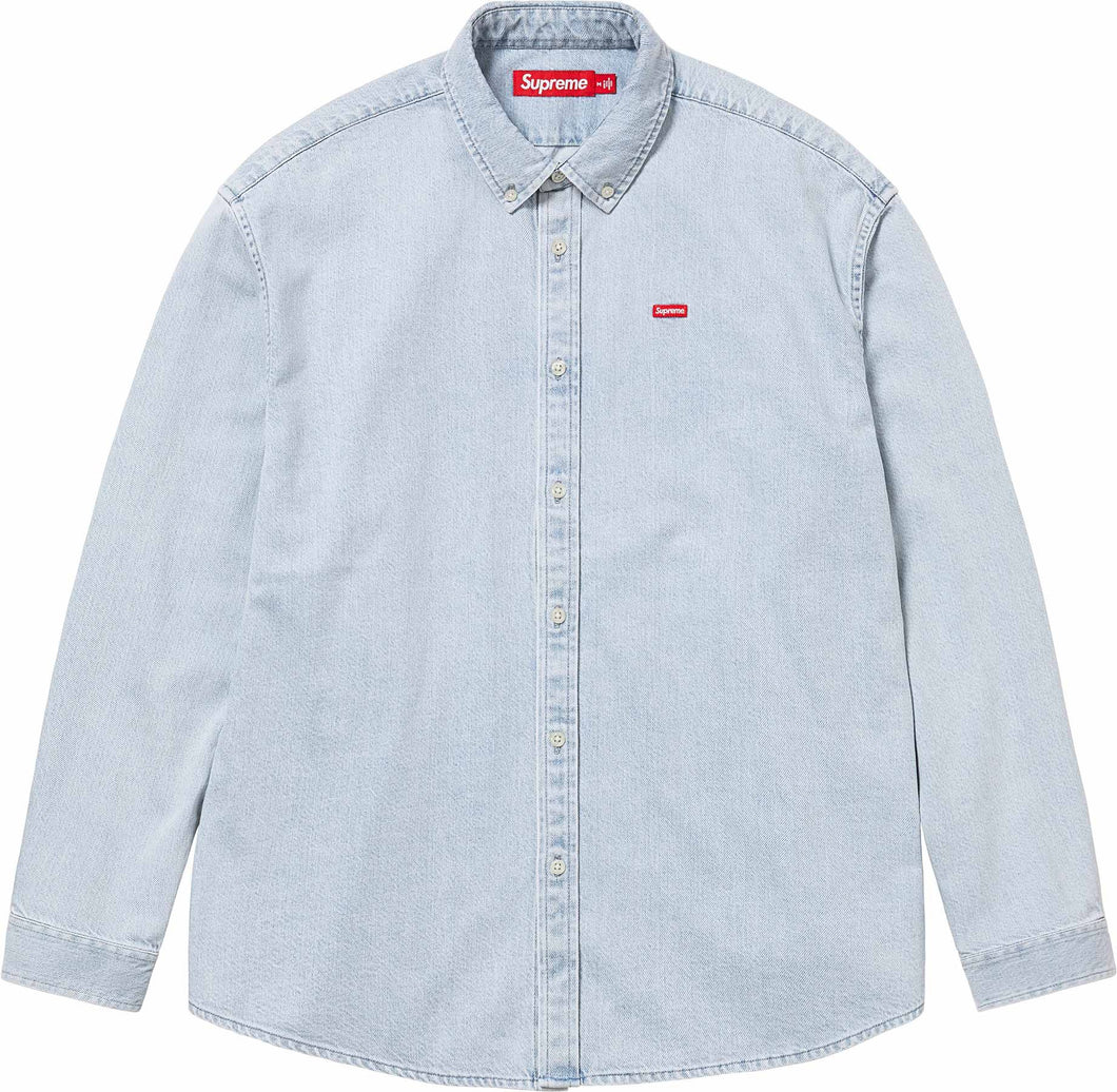 Supreme SS24 Small Box Shirt Washed Blue