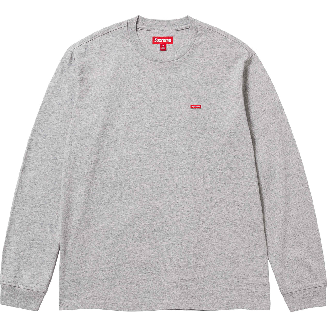 Supreme SS24 Small Box L/S Tee Grey