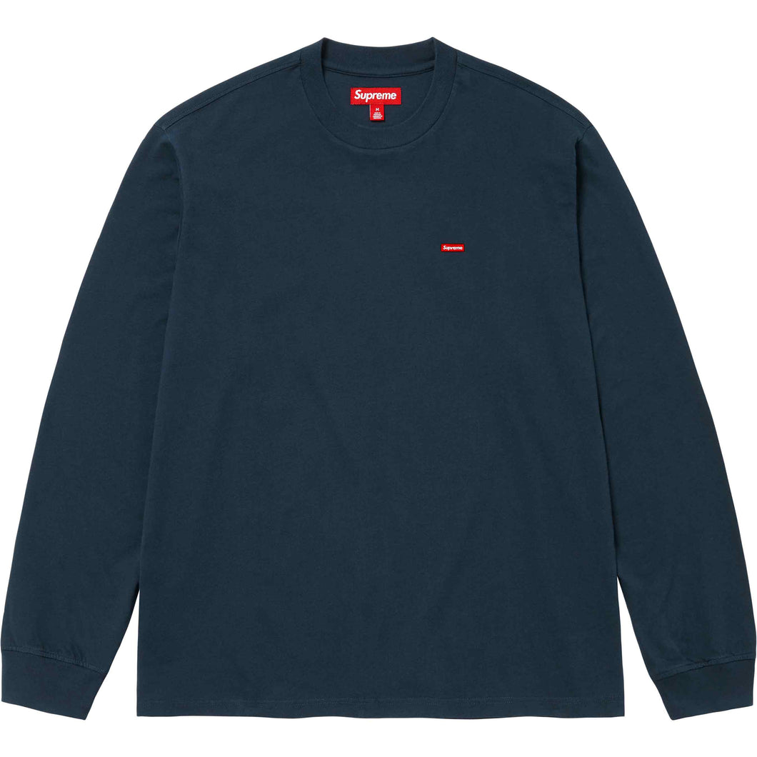 Supreme SS24 Small Box Logo L/S Tee Navy