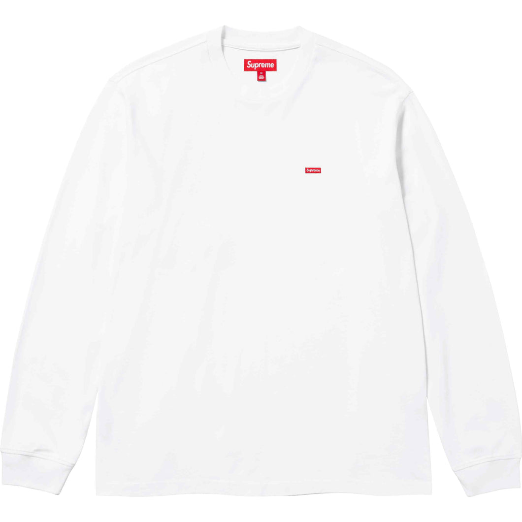 Supreme SS24 Small Box Logo L/S Tee White