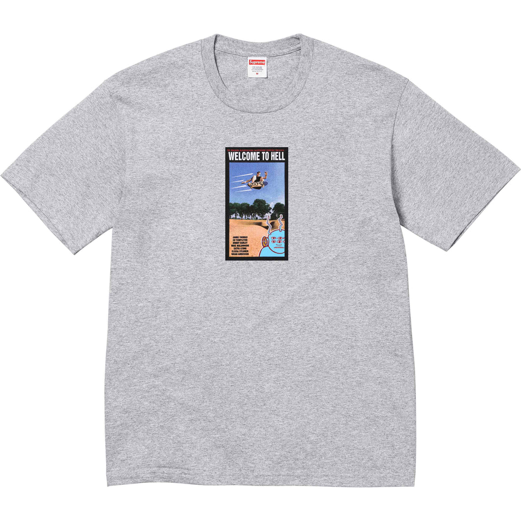 Supreme Toy Machine Welcome To Hell Tee Grey