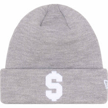 Supreme New Era® $ Beanie Heather Grey