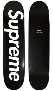 Supreme Box Logo Skateboard Black