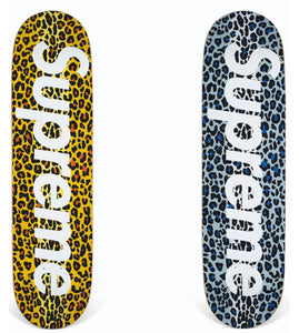 Supreme Leopard Skateboard