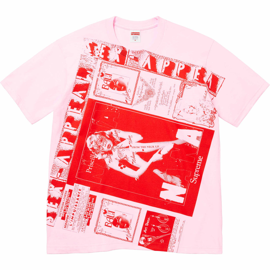 Supreme Collage Tee Pink