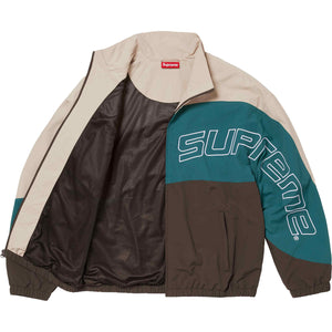 Supreme Curve Track Jacket Brown