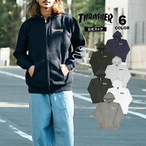 Thrasher Japan Hometown Zip Up Hooded Sweatshirt