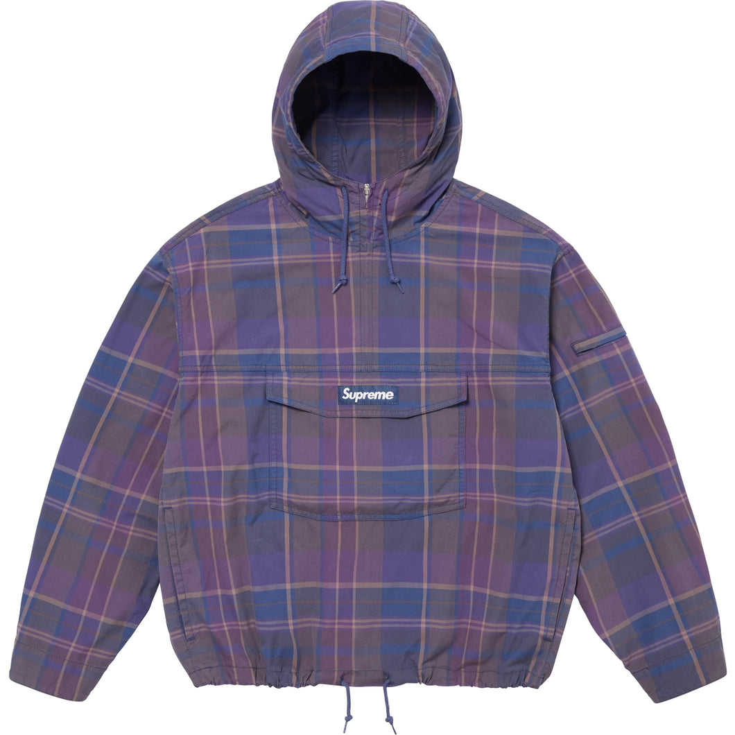 Supreme Cotton Utility Anorak Plaid