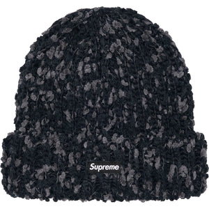 Supreme Chenille Beanie Black