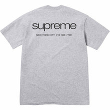 Supreme NYC Tee Heather Grey