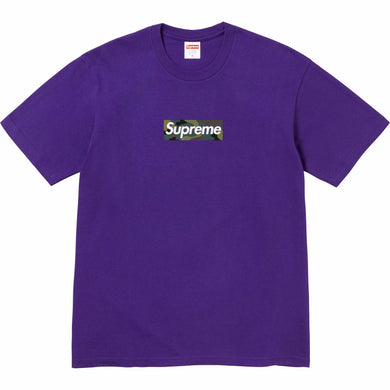 Supreme Camo Box Logo Tee Purple
