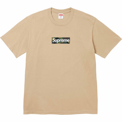 Supreme Camo Box Logo Tee Khaki