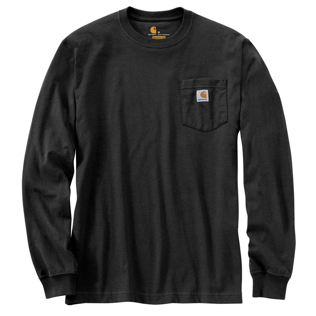 Carhartt Loose Fit Heavyweight L/S Pocket Tee Black