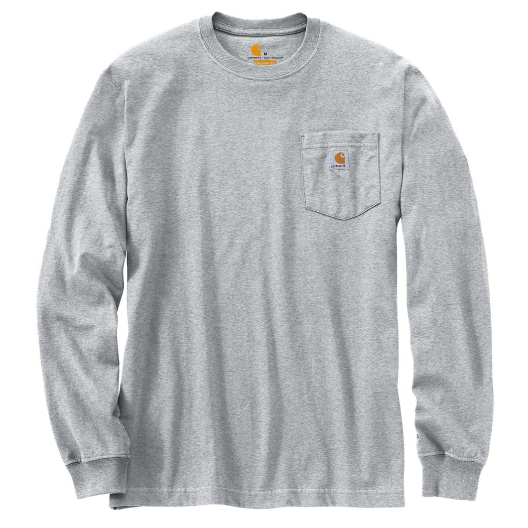 Carhartt Loose Fit Heavyweight L/S Pocket Tee Grey