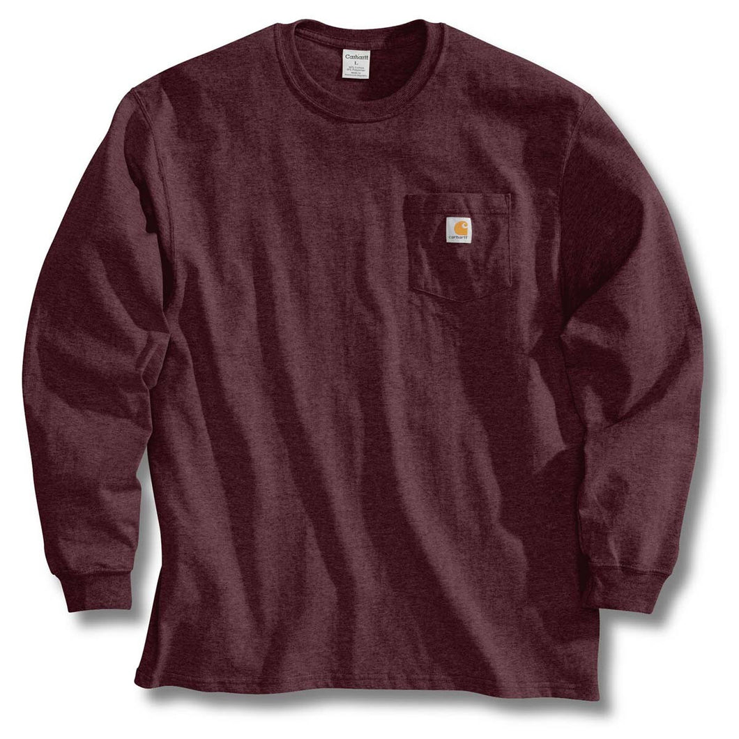 Carhartt Loose Fit Heavyweight L/S Pocket Tee Port