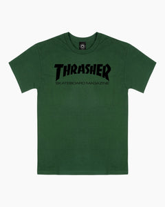 Thrasher Mag Logo Tee Army Green