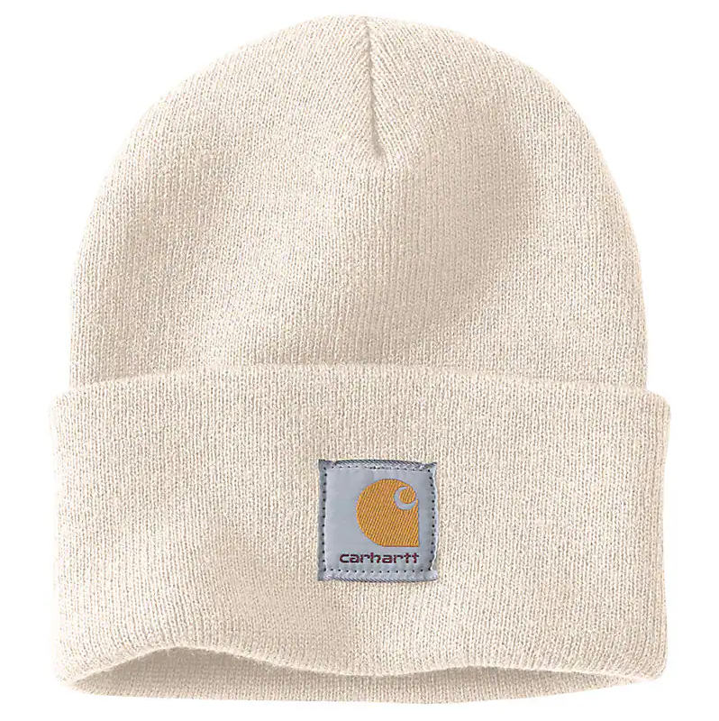 Carhartt Knit Cuffed Beanie Winter White