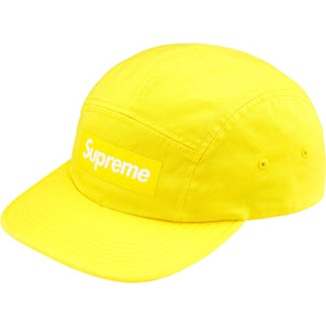 Supreme FW24 Washed Chino Twill Camp Cap Yellow