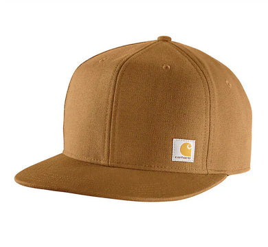 Carhartt Firm Duck Flat Brim Cap Brown