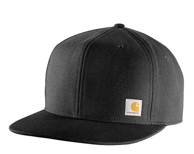 Carhartt Firm Duck Flat Brim Cap Black