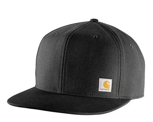 Carhartt Firm Duck Flat Brim Cap Black