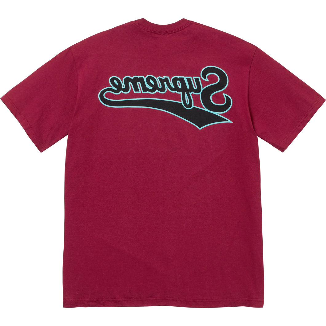 Supreme Backwards Tee Cardinal