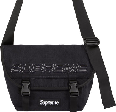 Supreme FW25 Denim Messenger Bag Black