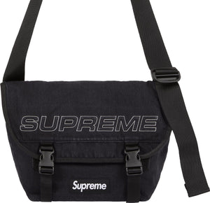 Supreme FW25 Denim Messenger Bag Black