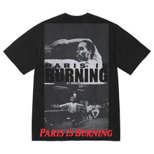 Supreme Paris Is Burning Tee Black