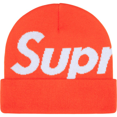 Supreme Big Logo Beanie Orange