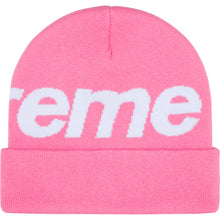 Supreme Big Logo Beanie Pink