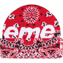 Supreme Big Logo Beanie Red Bandana