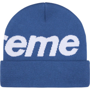 Supreme Big Logo Beanie Slate