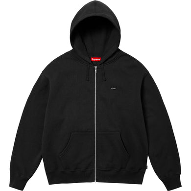 Supreme Small Box Zip Up Hooded Sweatshirt Black