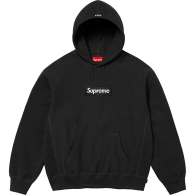 Supreme Box Logo Hooded Sweatshirt Black FW24