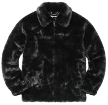 Supreme Faux Fur Bomber Jacket Black