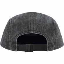 Supreme Coated Denim Camp Cap Black