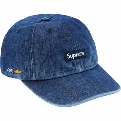 Supreme Cordura® Denim Small Box 6-Panel Blue