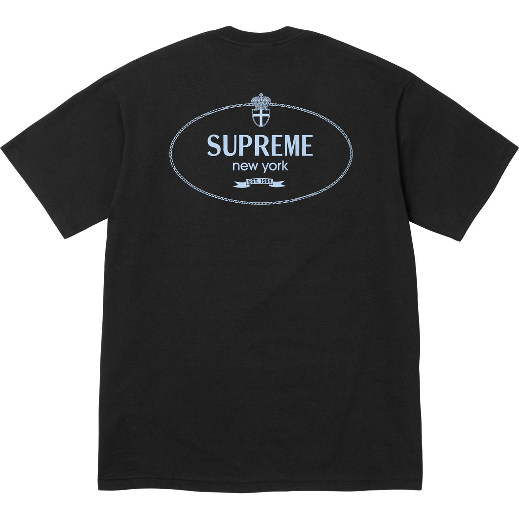 Supreme Crest Tee Black