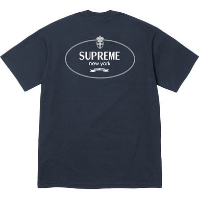 Supreme Crest Tee Navy