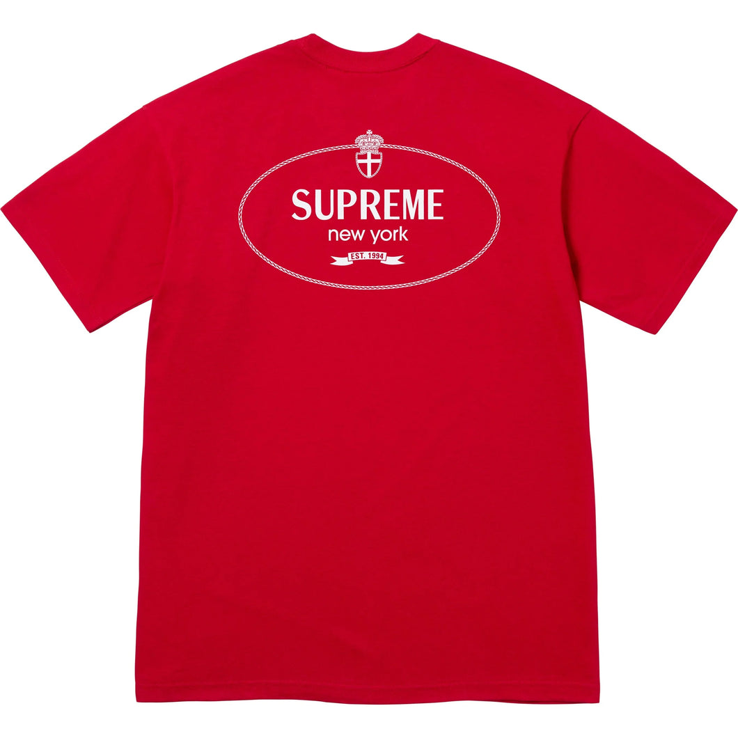 Supreme Crest Tee Red