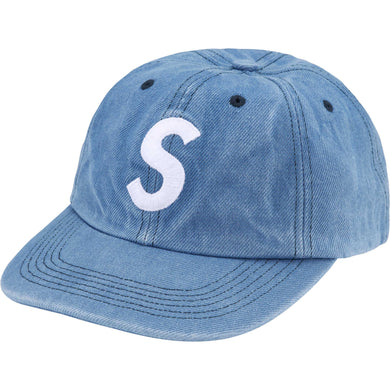 Supreme Pigment S Logo 6 Panel Denim